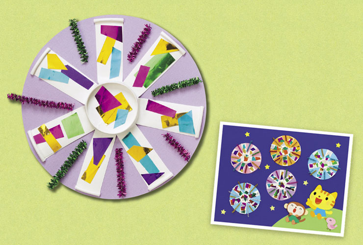 年長” 花火製作と水遊び聖こども園のブログ チャレンジ！聖っ子