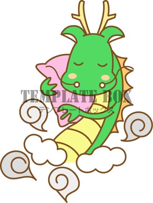 2024年辰 たつ 年 年賀状デザインのイラスト⑧ 無料無料ペットイラスト Pet-illust 犬・猫・鳥・ペットイラストぬりえ・年賀状 ・カレンダーイラスト多数無料