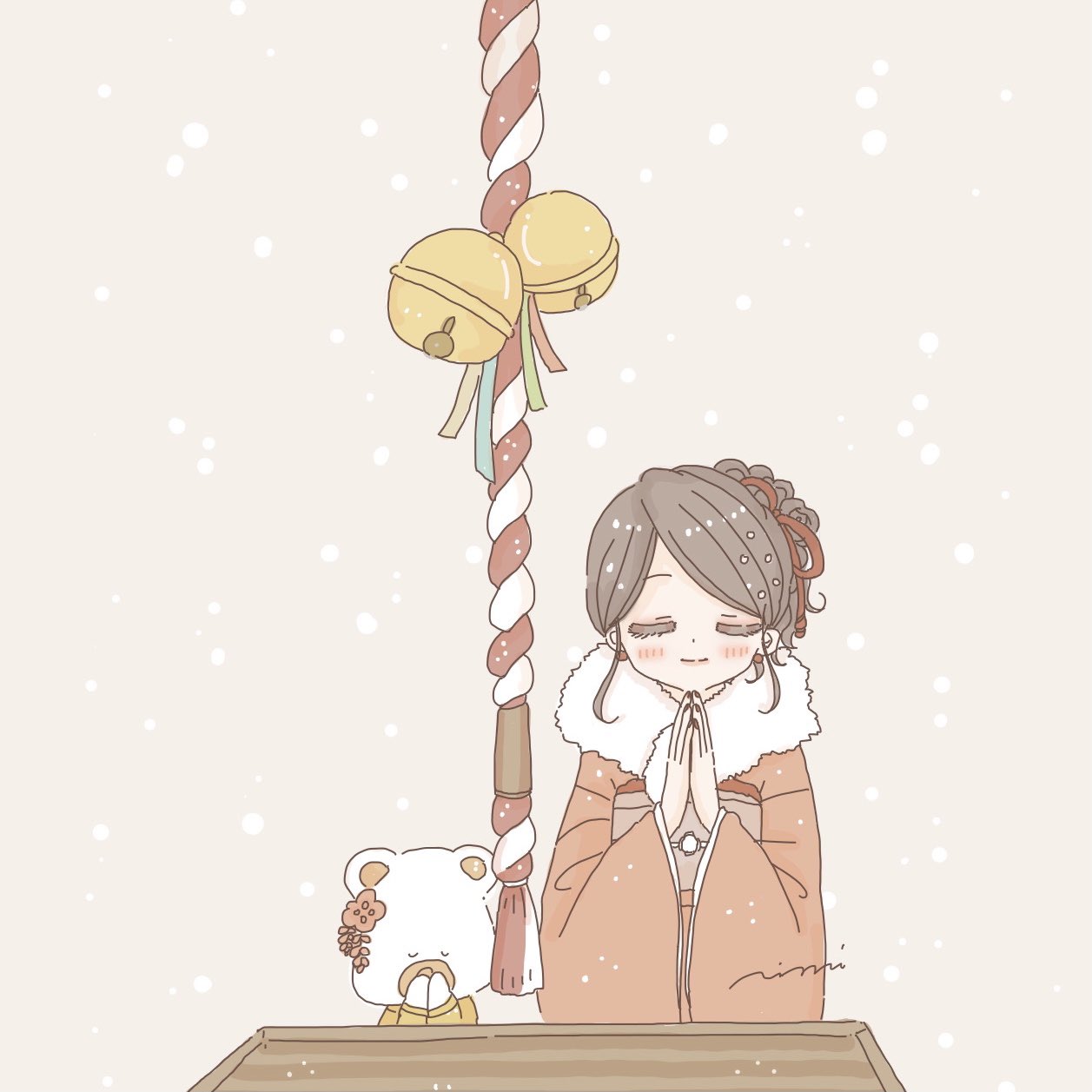 2021年正月イラストSKIMA スキマ