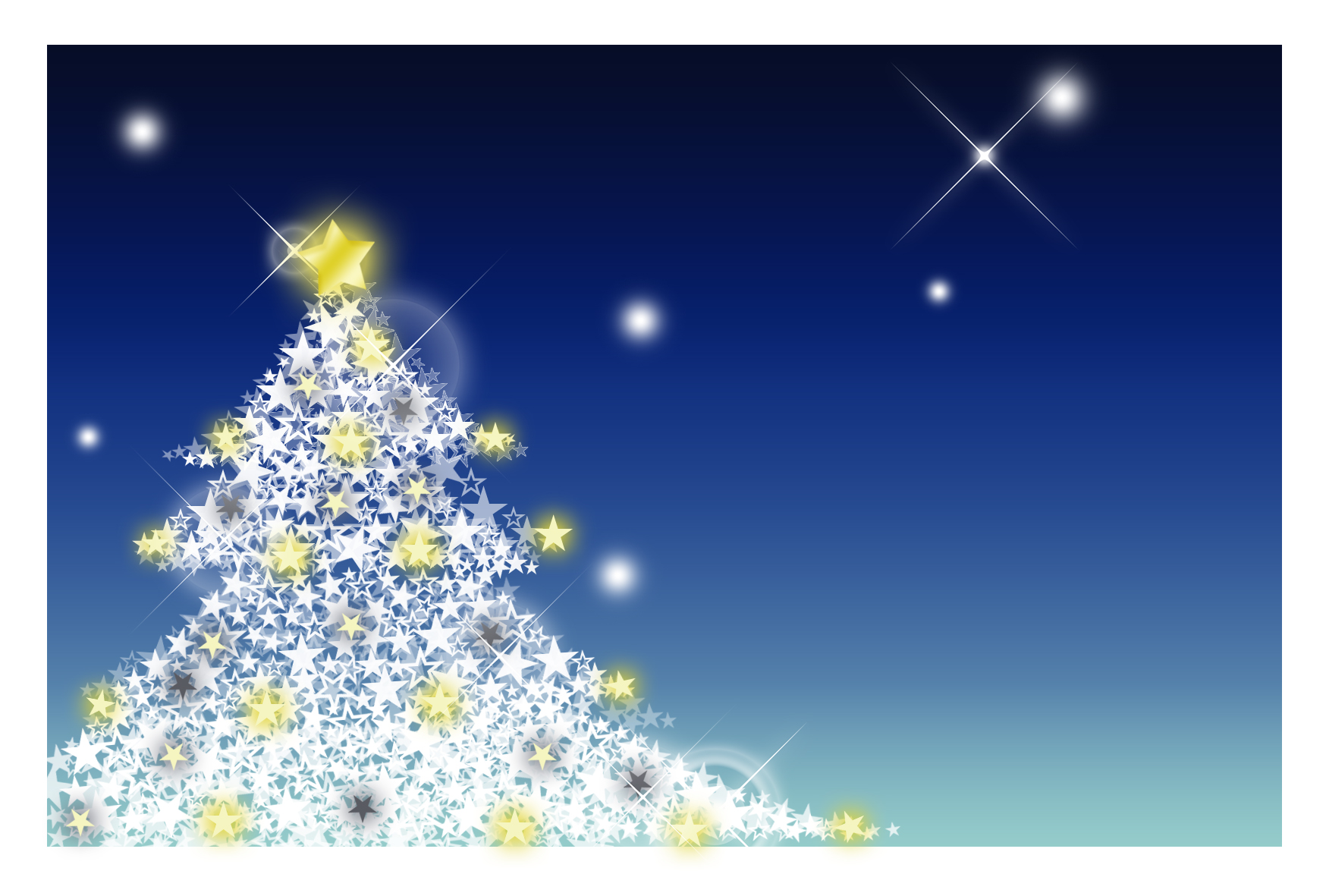 christmas-card-5クリスマスのフリー素材年賀状2026無料午年の年賀状テンプレートと馬のイラスト年賀状 でざいんばんく