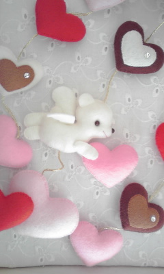 フェルト💕バレンタインハート飾りの通販 by takachan's shopラクマ