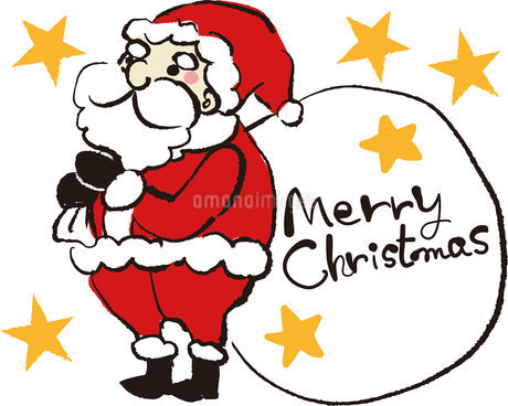 トナカイに乗ったサンタさんの描き方簡単可愛いTikTok