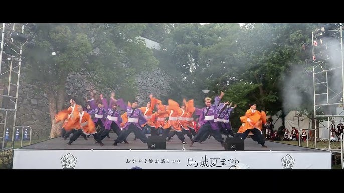 烏城夏まつり学芸館の和太鼓部には、中学生も入っています！ 高校生に混ざり、良い経験ですね！ がんばれ、清秀生！！烏城夏まつり岡山うらじゃ忍者清秀学芸館岡山学芸館中高一貫先取り学習文武両道私立中岡山学芸館清秀中学校岡山市東区