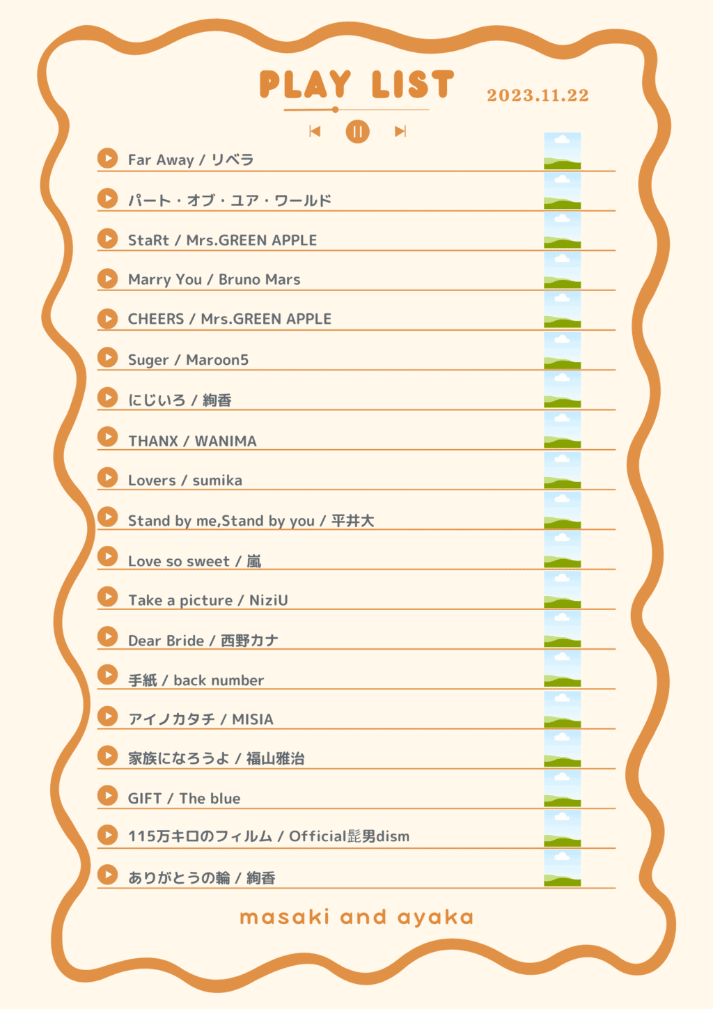 結婚式の人気BGMランキングTOP10 2024年・2023年・2022年・2021年 omotte magazine fromANNIVERSAIRE記念日にまつわるマガジン