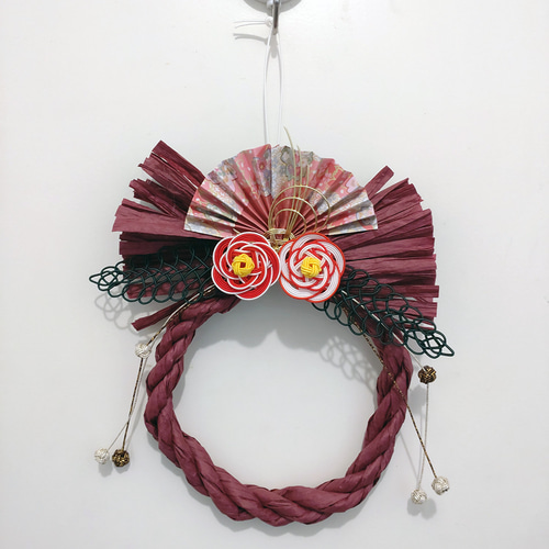 専用 2025年お正月飾り ✼ しめ縄リース ✼ 飾り水引・リボン・タグ付き