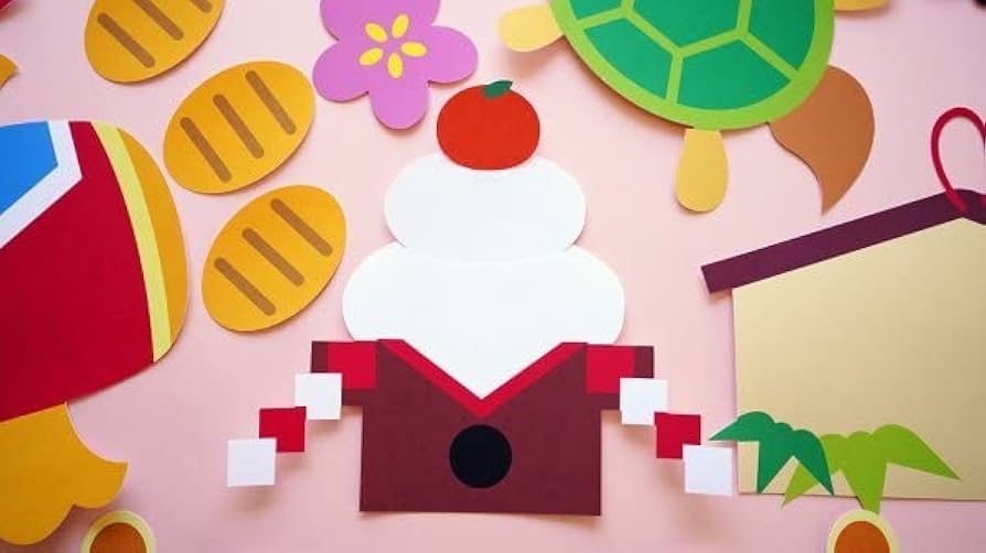 正月 吊るし飾りを折り紙で手作り！松竹梅や扇子、羽子板の小さいものを折って作りました！お正月飾りや1月の飾りにいかがでしょうか？ つくるモン