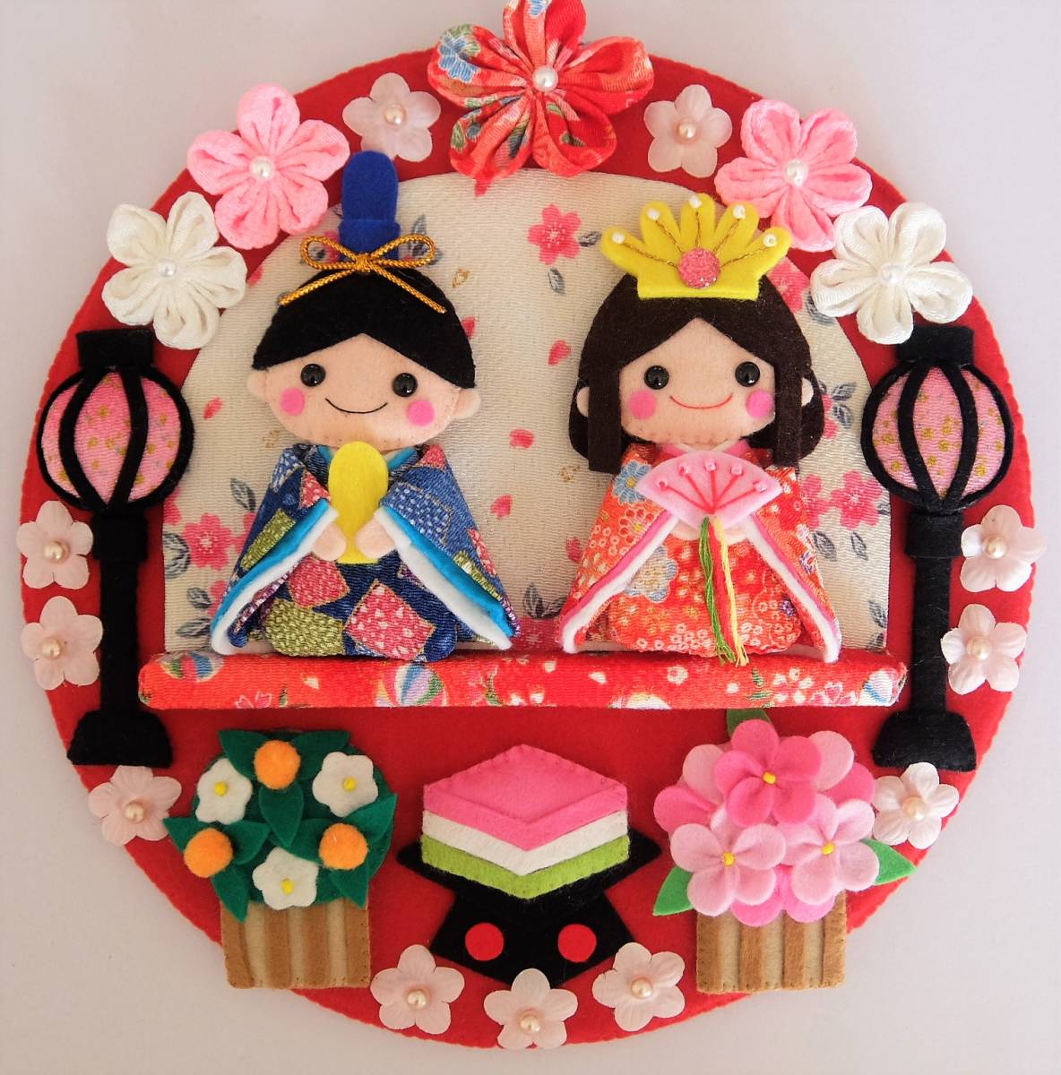 フェルトでつりびな～今日はひな祭り - 『かばん屋もねちゃん』もねのTea time