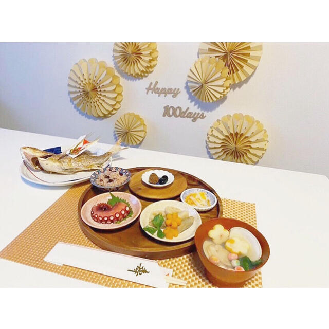 お食い初め 飾り付け 手作りTikTok