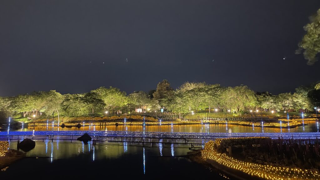なばなの里のイルミネーションの所要時間見どころと滞在の目安Banzokuの鳥&旅ブログ