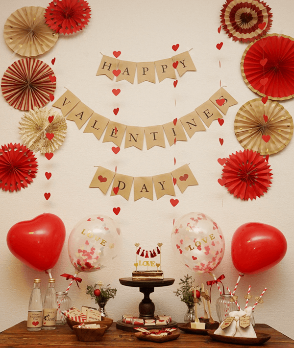 楽天市場 バレンタイン 装飾の通販