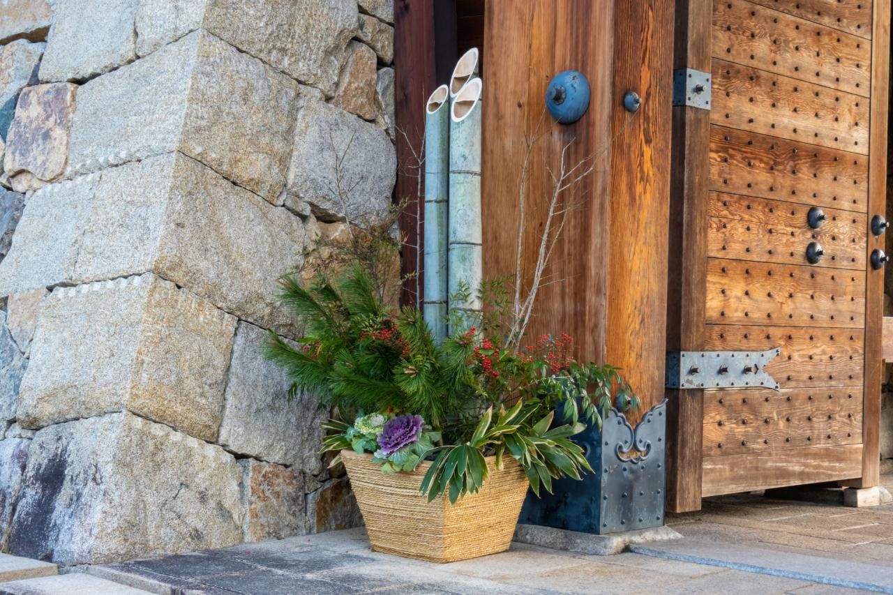 100均DIY 7分で出来る略式門松の作り方お正月の縁起物