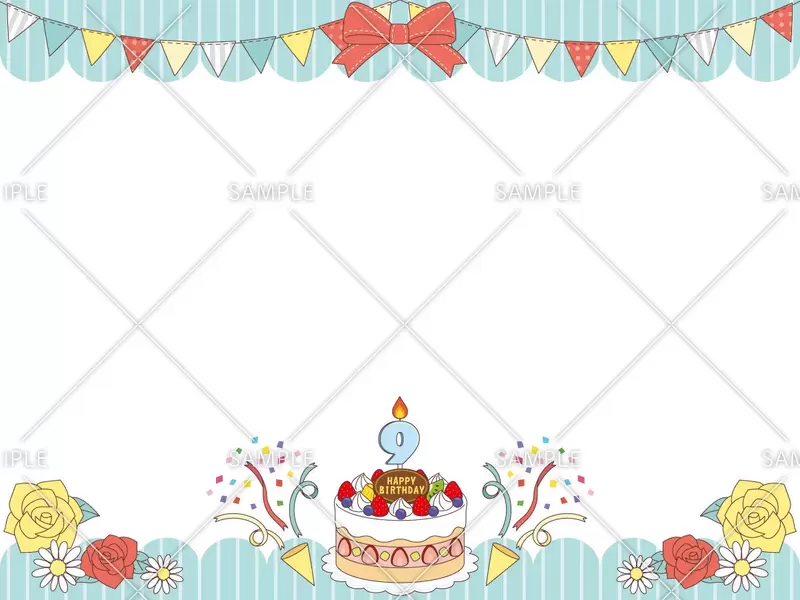まとめ 誕生日の無料イラスト素材集イラストイメージ