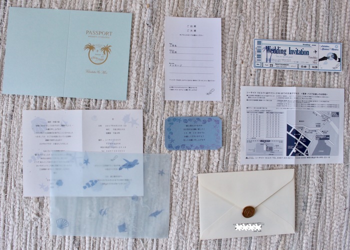 結婚式の招待状を作る～その２ ポケットつくり～CHIMNEY