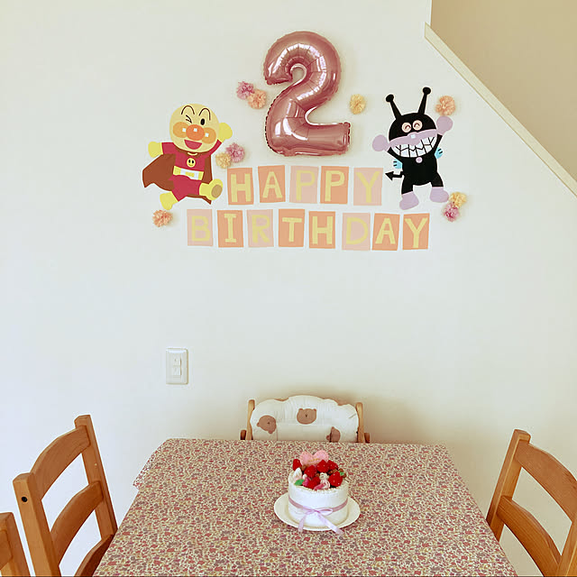 アンパンマン 誕生日 飾り 壁飾り ガーランド タペストリー バースデー 壁面飾り パーティー 雑貨・その他 M 通販19027334Creema クリーマ