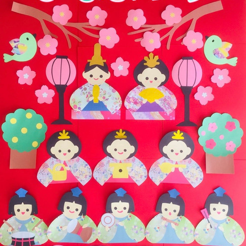 ひな祭り制作🎎 – 岸和田 のだくま保育園