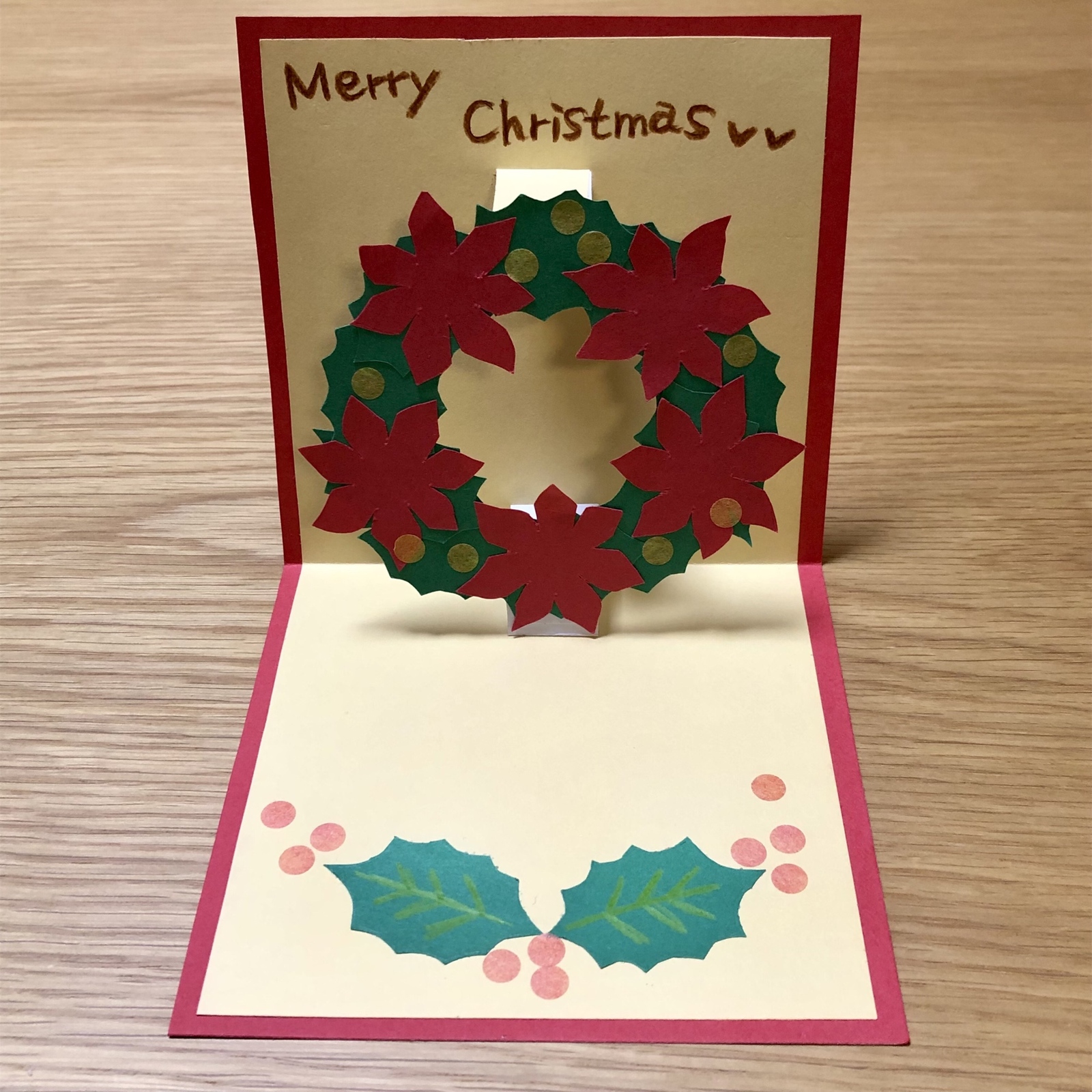 クリスマスカード 手書き 可愛いTikTok