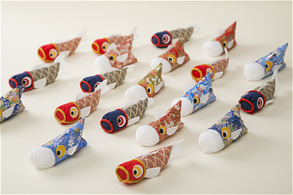 つまみ細工 ちりめん細工 五月人形 雛人形 の2way③