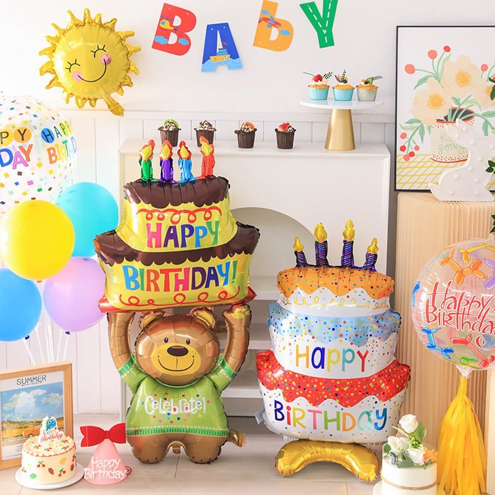 2歳 誕生日 プレゼント 3歳 100日祝い ハーフバースデー 飾り付け 動物 かわいい おしゃれ クマ 風船 ギフト 男の子 - くーまブ –バルーン電報バルーンギフトバルーンブーケ総合専門店 ワックアップバルーンズ