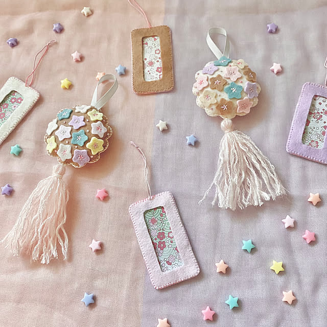 ポップな星柄の七夕の短冊セット無料イラスト素材素材ラボ