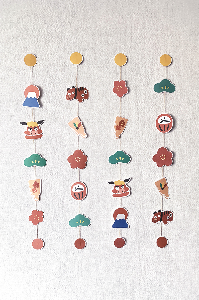 お正月ガーランド ガーランド A.GO 通販 8222349Creema クリーマ