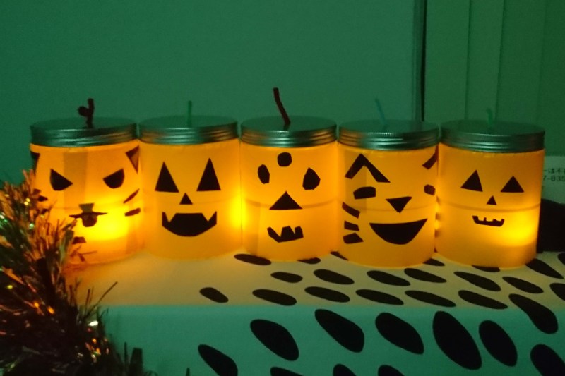親子集客イベント ハロウィンでスクラッチランプを作ろう！ 10月, ハロウィン工作イベントアイデアイベント工作キットの「たのつく」