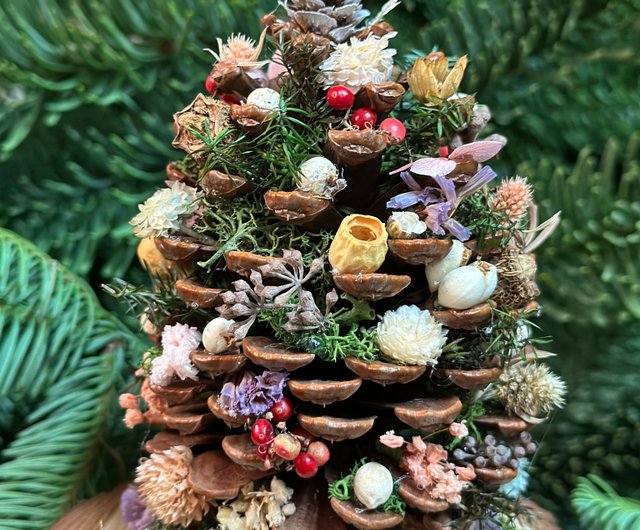 Kimmerle キマール社 クリスマス ストローオーナメント 松ぼっくり 5cm