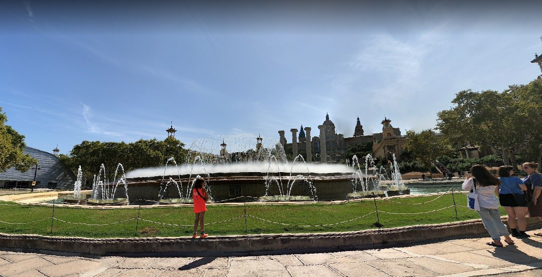 カタルーニャ美術館前のマジカ噴水ショー バルセロナ旅行2018 その18 │夫婦で世界と日本を旅する生活 Life ＆ Journey