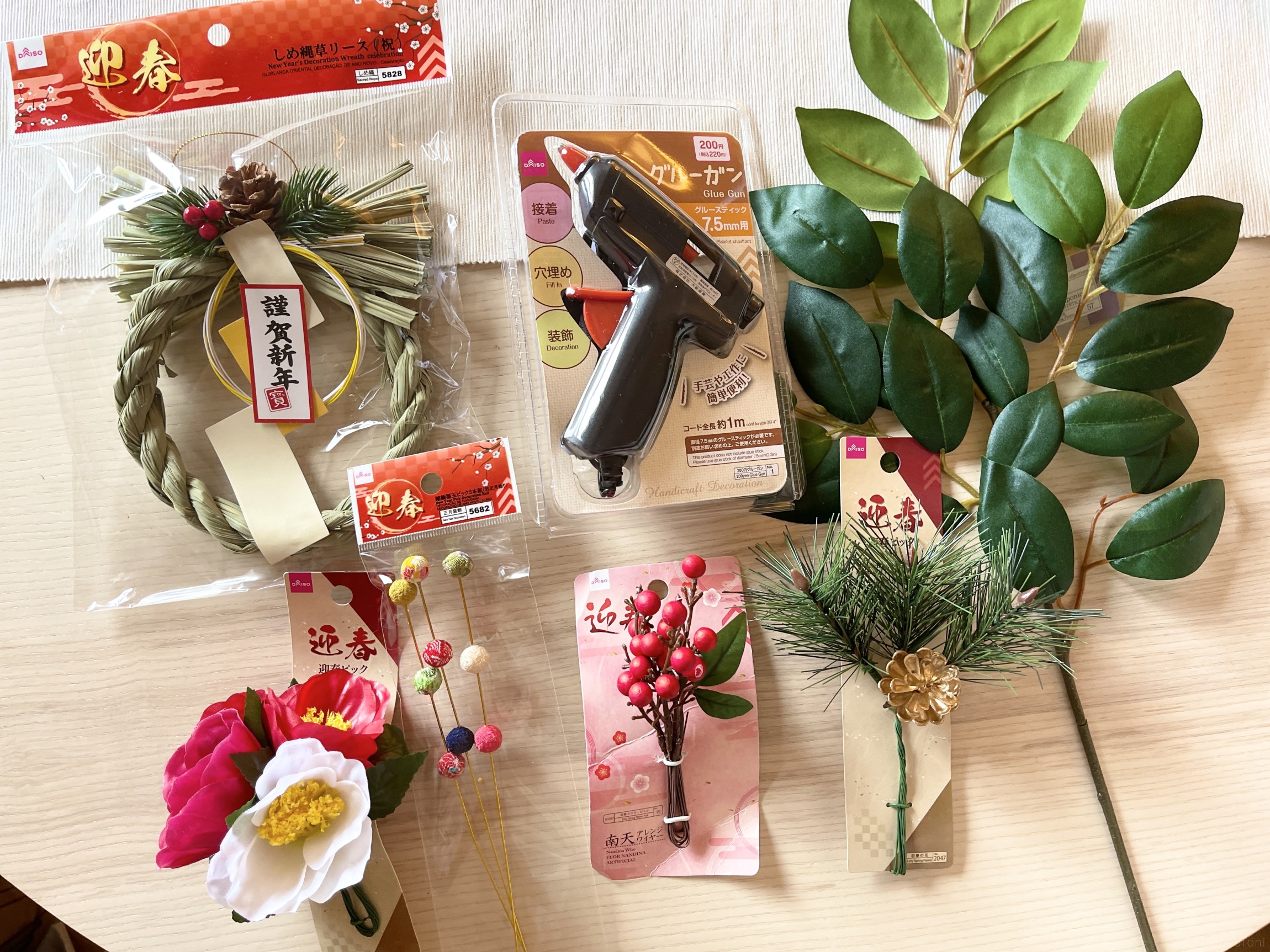 簡単なしめ縄リースの作り方ガイド