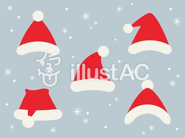 クリスマス帽をかぶる動物のイラスト イラスト素材6965221- フォトライブラリ
