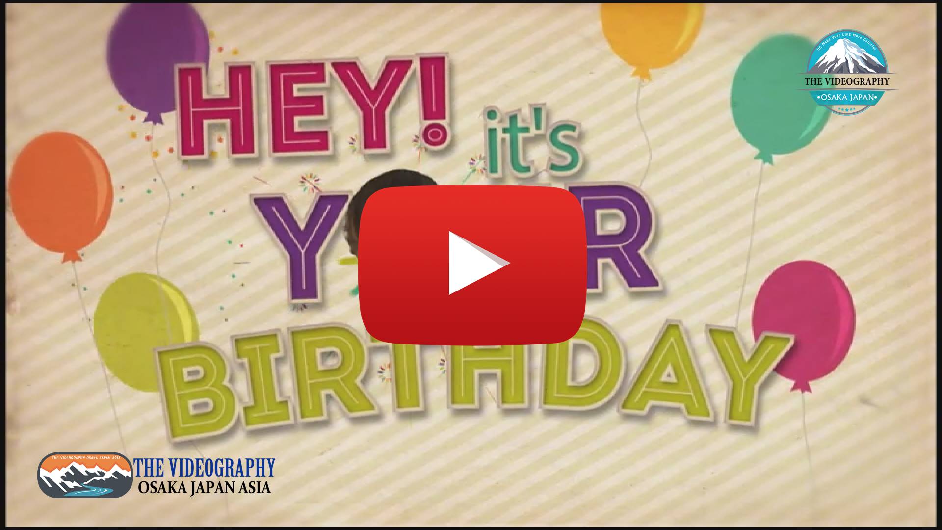 動く！お誕生日おめでとうカード★HAPPY BIRTHDAY★バースデイカード☆おめでとう☆グリーティング動画 BIRTHDAY WISHES ☆GREETINGS CARD