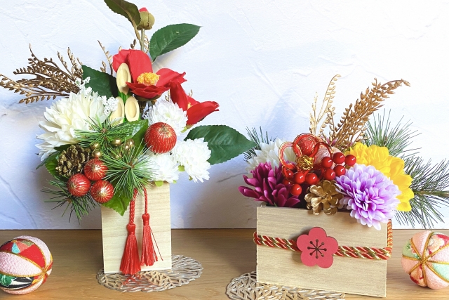 正月◎寄せ植え・鉢植えフラワーマーケット花由公式サイト