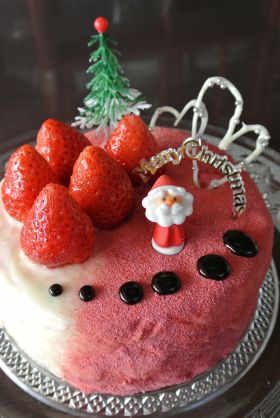 ASCII.jp：ヌーディーピンクをまとった艶やかなケーキ。「RITUEL CAFÉ」、ルミネ新宿店にてクリスマスケーキの予約受付を開始