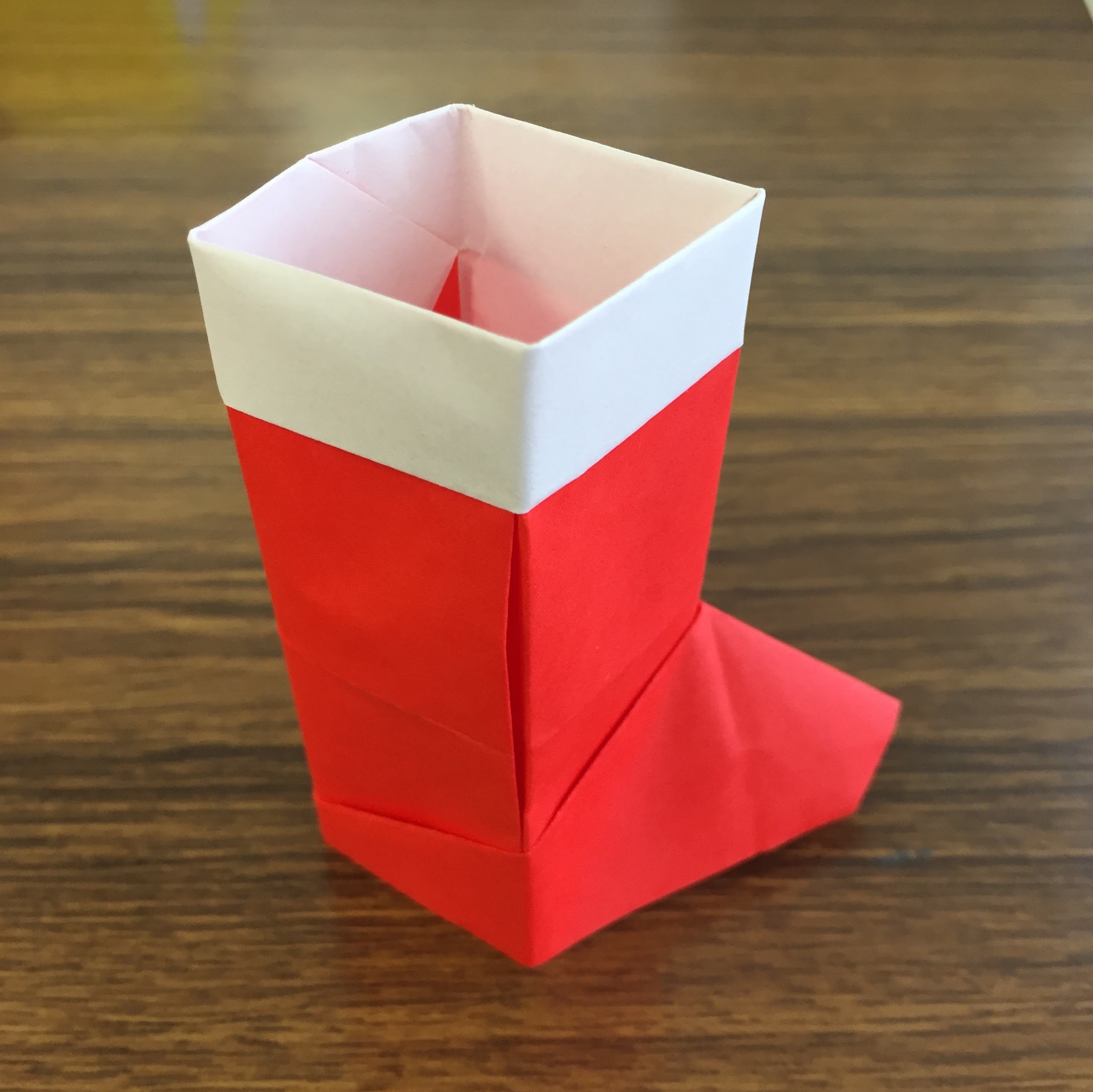 クリスマス・折り紙 プレゼント・箱の作り方origami presentbox