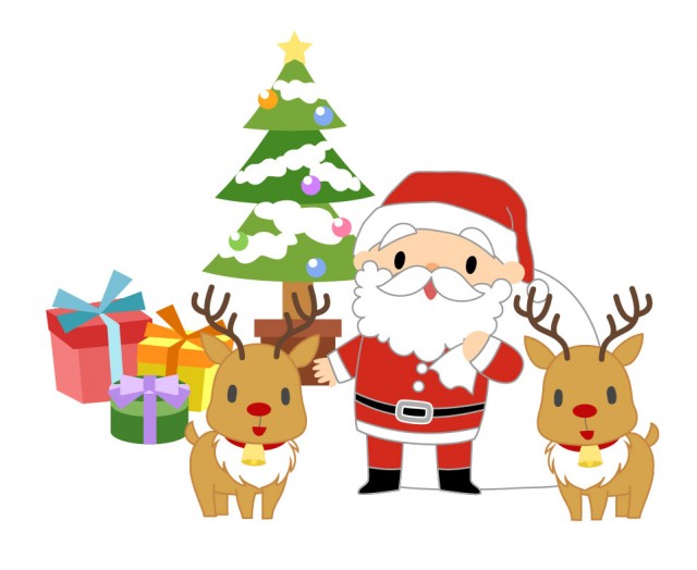 イラスト 描き方 クリスマスイラスト♪かわいいサンタクロースとトナカイの絵を描いてみようHow to draw Christmasillustration
