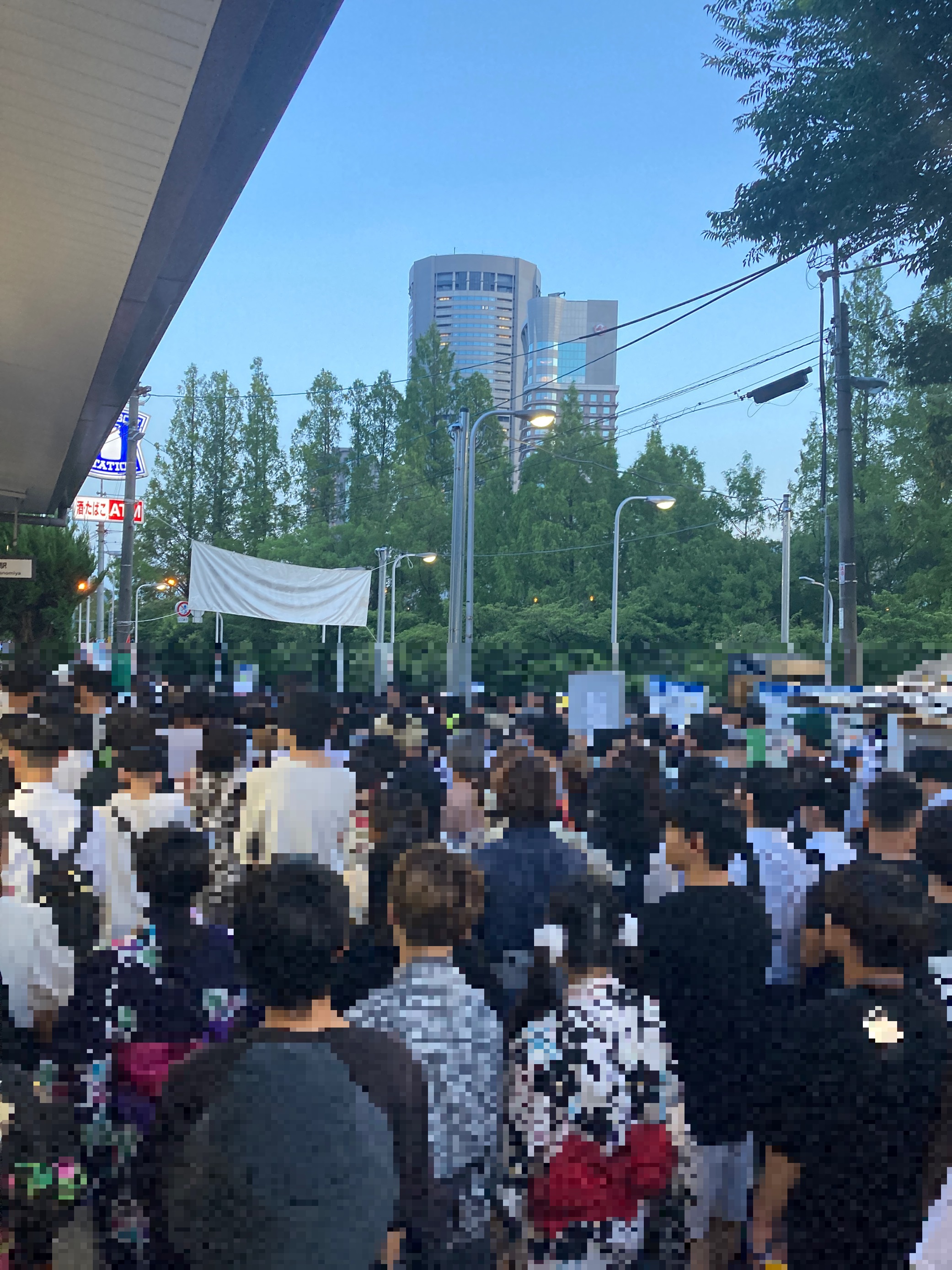 天神祭の混雑と屋台情報TikTok