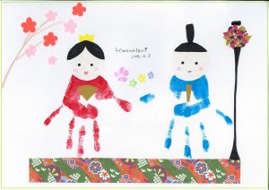 ひな祭り 手形アートのおしゃれなアレンジ・飾り方のインテリア実例RoomClip ルームクリップ