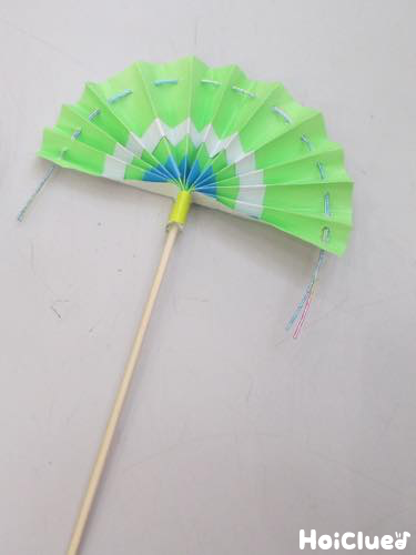 パッとひらく華やか扇〜お正月飾りにもオススメの製作遊び〜保育と遊びのプラットフォーム ほいくる