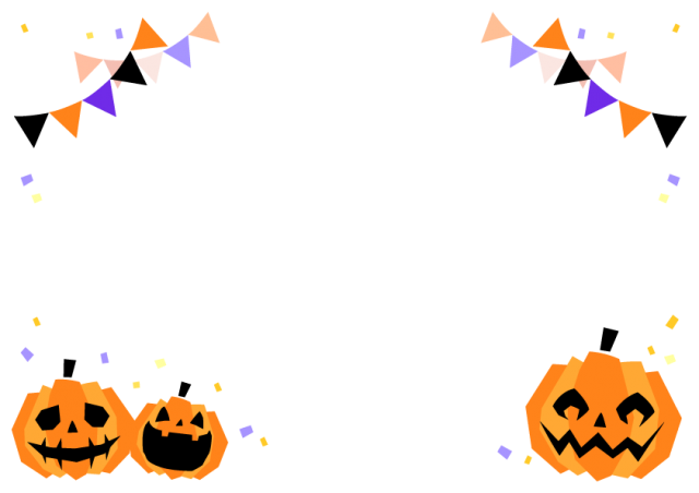 ハロウィン・かぼちゃの無料イラスト２商用可のイラスト素材集 – フリー素材BEZYBOX