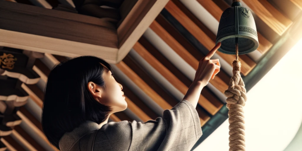 お賽銭箱の上にある「鈴」の鳴らし方 - 輪心-WACO- 鎌倉長谷 大仏近くの焼きたてバームクーヘンと洋菓子のお店