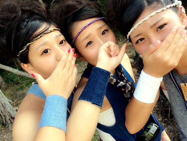 ねじり棒はちまきで花結び髪飾りを作る方法！お祭りの髪型アレンジ紹介