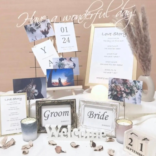 ウェルカムスペースセット 結婚式 まとめ売り ウエディング ブライダル 秋婚