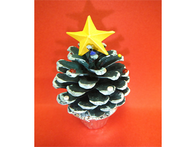 クリスマス100均DIY 松ぼっくりでクリスマスツリーを作る☆ Pinecone Christmas Tree DIY