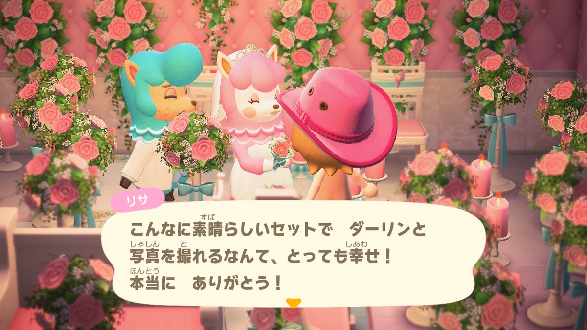 はじめてのどうぶつの森 あつ森プレイ日記98 リサ＆カイゾー写真集 - ユキシロ日記