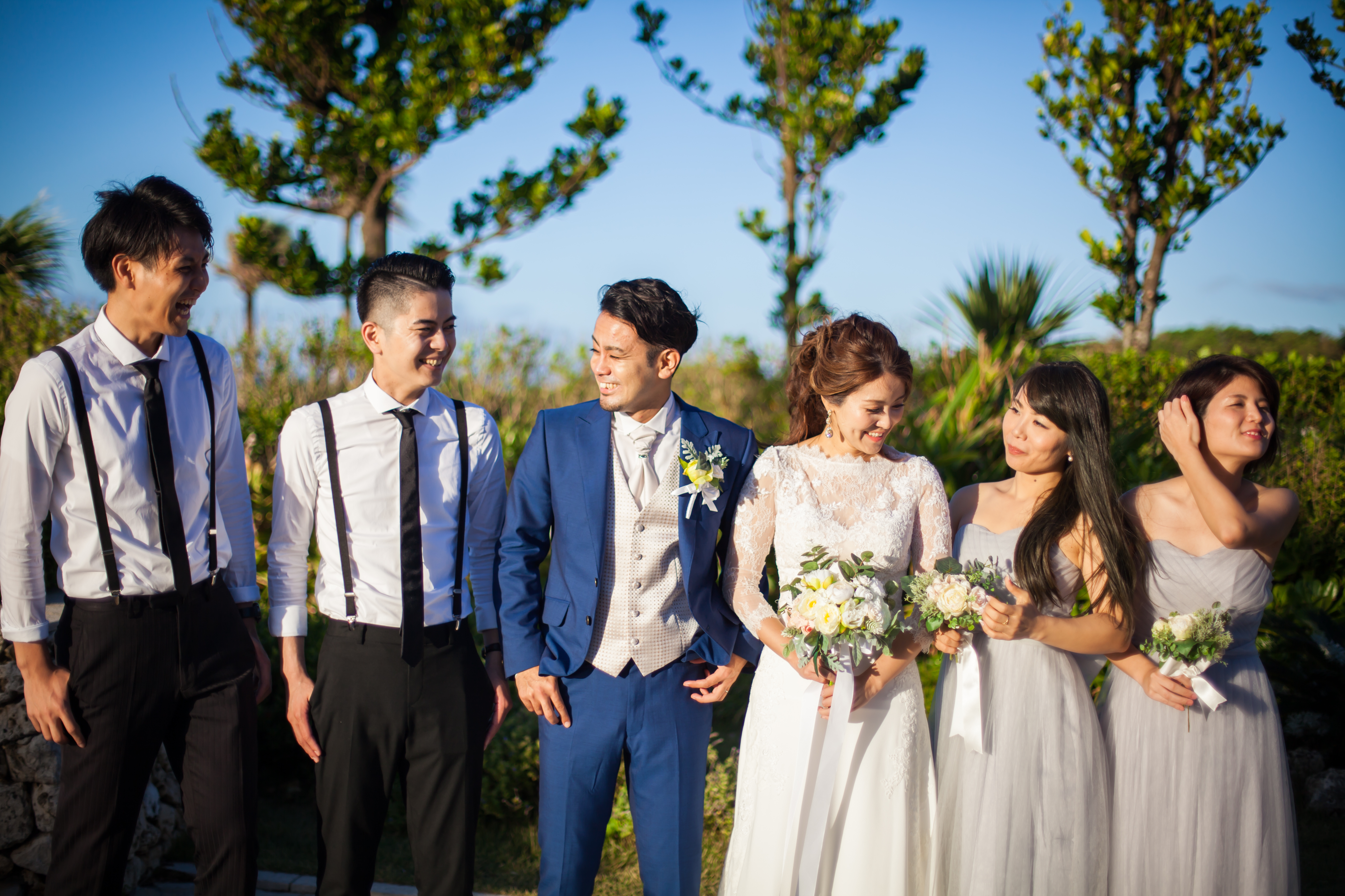 男版ブライズメイド オレたちお揃い“アッシャー”やりました