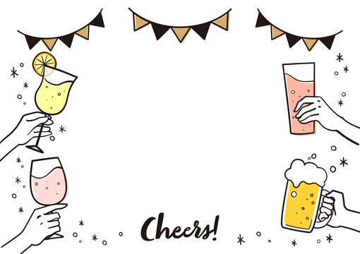 忘年会の無料デザインテンプレート - デザインAC