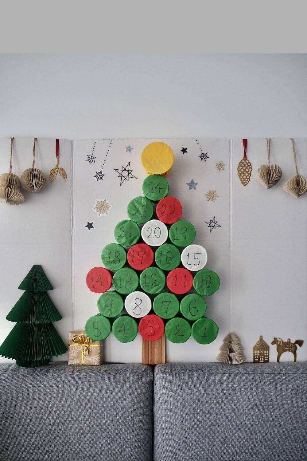 クリスマス アドベントカレンダー ウォームホワイト 2024 24マス 組み立て 手作り プレゼント ギフト ラッピング ボックス 箱 雑貨 セリア100均 Seria : ハンドメイド用品&アクセサリー BLAZE - 通販 - Yahoo!ショッピング