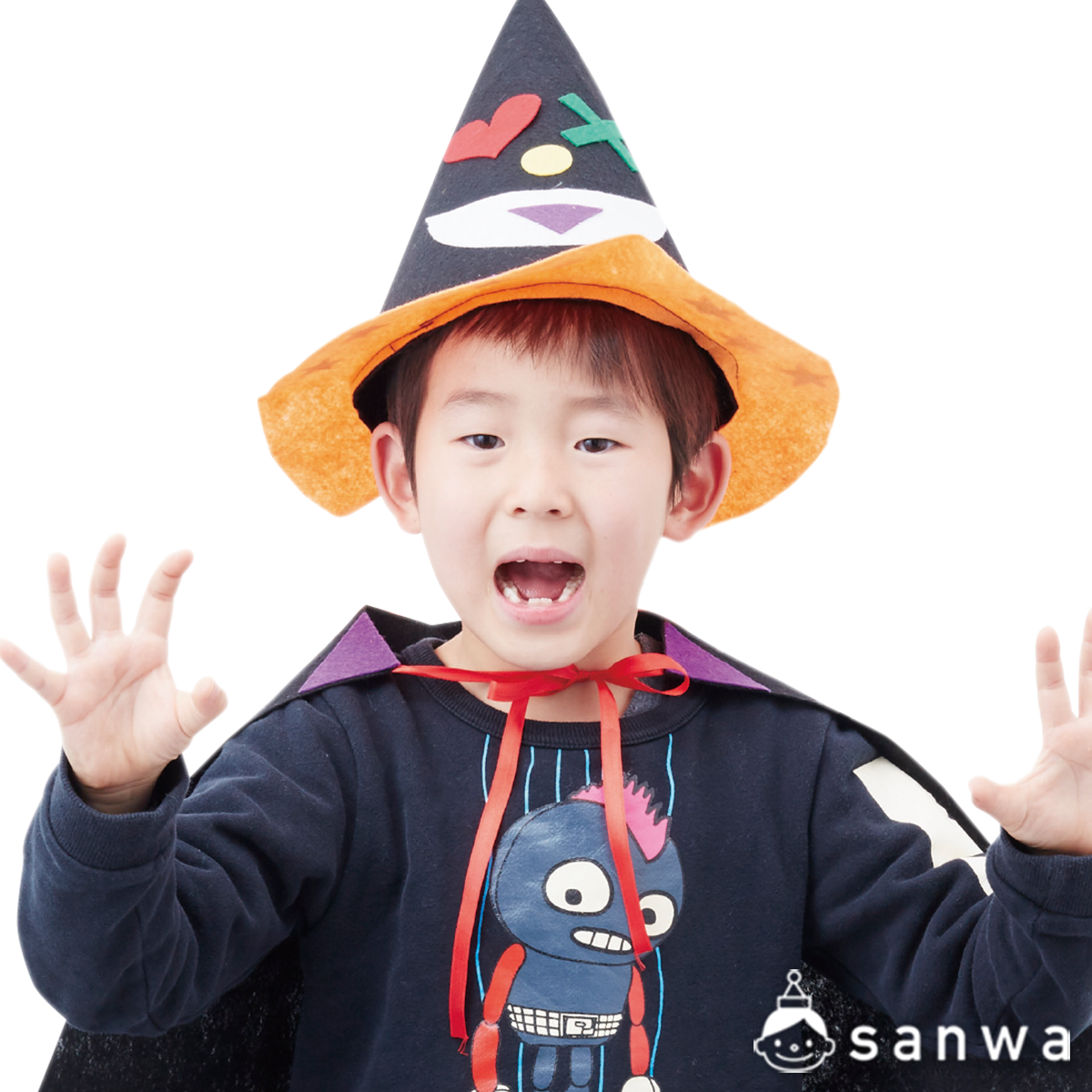 無料型紙 ハロウィンかぼちゃベレー帽の作り方ヘルカハンドメイド