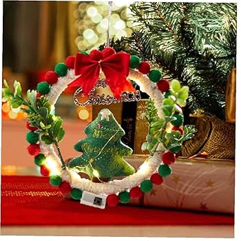 Amazon.co.jp: クリスマスプレゼント 工作玩具 クリスマスリース作り 子供 クリスマスツリー Diy パーティーグッズ 子供用 Xmas新年 ギフト : おもちゃ