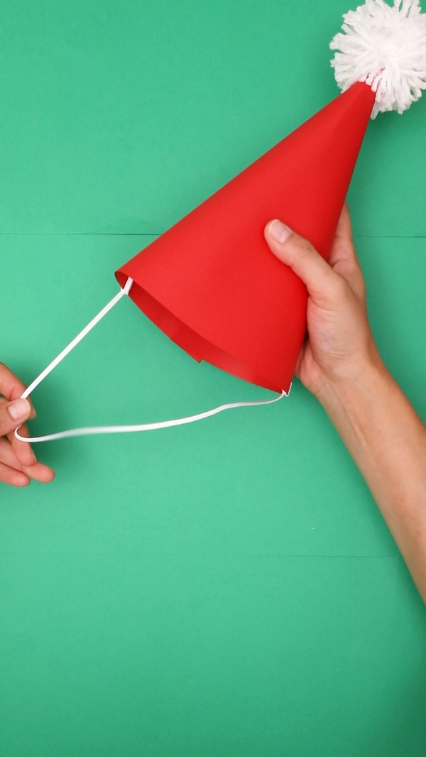 画用紙 「三角帽子 パーティ帽子 」 の作り方簡単クリスマス工作- YouTube