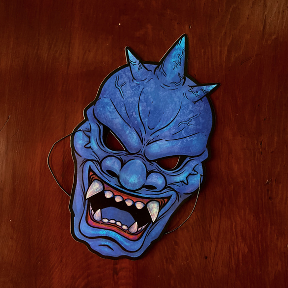 鬼3種とお多福のお面のイラスト素材3572371- PIXTA